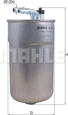 MAHLE KL 792 - Filtru combustibil aaoparts.ro