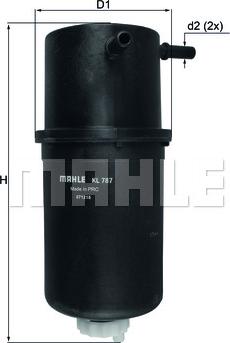 MAHLE KL 787 - Filtru combustibil aaoparts.ro