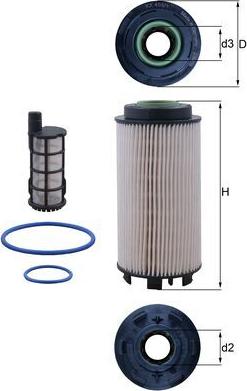 MAHLE KX 403/1KIT - Filtru combustibil aaoparts.ro