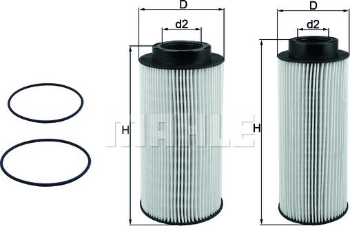 MAHLE KX 439KIT - Filtru combustibil aaoparts.ro