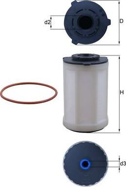 MAHLE KX 655D - Filtru combustibil aaoparts.ro