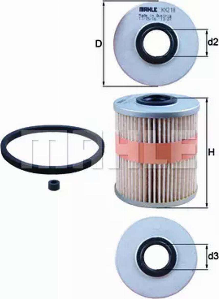 MAHLE KX 218D - Filtru combustibil aaoparts.ro