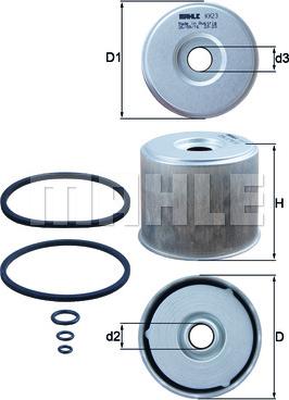 MAHLE KX 23 - Filtru combustibil aaoparts.ro