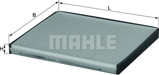 MAHLE LA 447 - Filtru, aer habitaclu aaoparts.ro