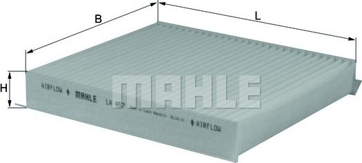 MAHLE LA 457 - Filtru, aer habitaclu aaoparts.ro