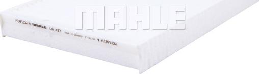 MAHLE LA 437 - Filtru, aer habitaclu aaoparts.ro