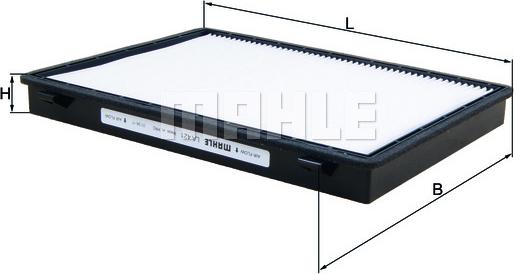 MAHLE LA 42/1 - Filtru, aer habitaclu aaoparts.ro