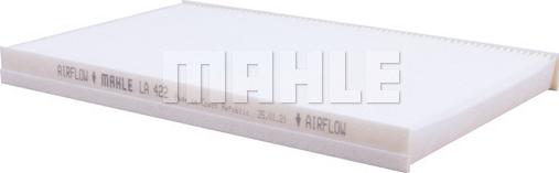 MAHLE LA 422 - Filtru, aer habitaclu aaoparts.ro