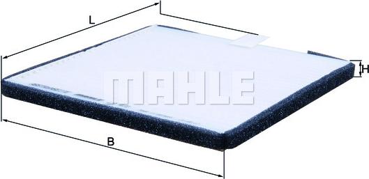 MAHLE LA 471 - Filtru, aer habitaclu aaoparts.ro