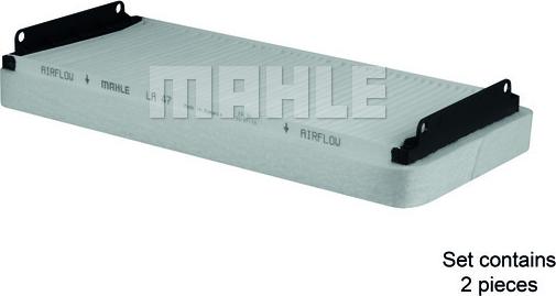 MAHLE LA 47/S - Filtru, aer habitaclu aaoparts.ro