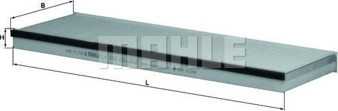 MAHLE LA 532 - Filtru, aer habitaclu aaoparts.ro