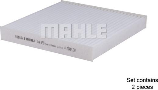 MAHLE LA 630/S - Filtru, aer habitaclu aaoparts.ro