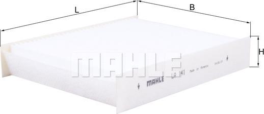 MAHLE LA 141 - Filtru, aer habitaclu aaoparts.ro