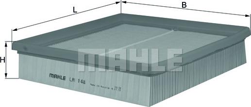 MAHLE LA 148 - Filtru, aer habitaclu aaoparts.ro