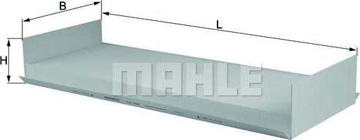 MAHLE LA 154 - Filtru, aer habitaclu aaoparts.ro