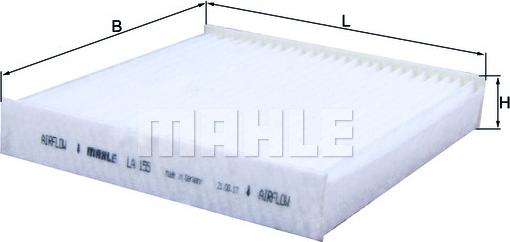 MAHLE LA 155 - Filtru, aer habitaclu aaoparts.ro