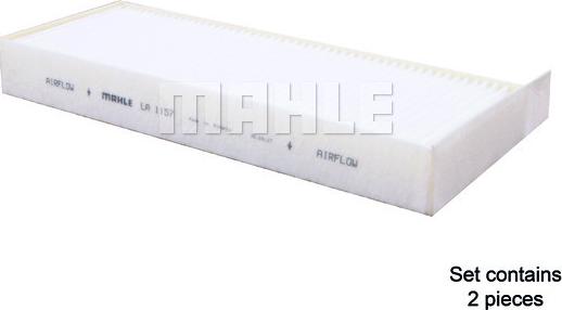 MAHLE LA 1157/S - Filtru, aer habitaclu aaoparts.ro