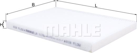 MAHLE LA 1178 - Filtru, aer habitaclu aaoparts.ro