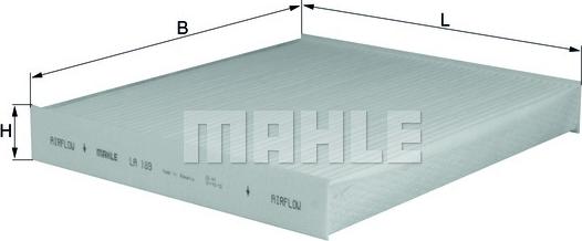 MAHLE LA 189 - Filtru, aer habitaclu aaoparts.ro