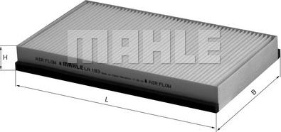 MAHLE LA 183 - Filtru, aer habitaclu aaoparts.ro