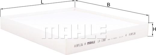 MAHLE LA 1399 - Filtru, aer habitaclu aaoparts.ro