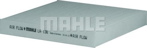 MAHLE LA 136 - Filtru, aer habitaclu aaoparts.ro