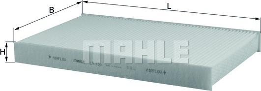 MAHLE LA 138 - Filtru, aer habitaclu aaoparts.ro