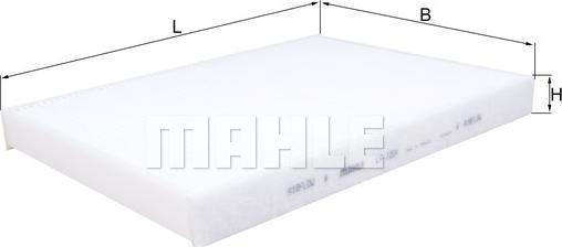 MAHLE LA 1294 - Filtru, aer habitaclu aaoparts.ro