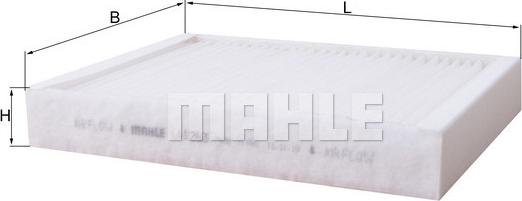 MAHLE LA 1263 - Filtru, aer habitaclu aaoparts.ro