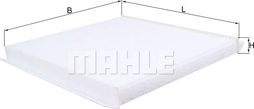 MAHLE LA 1274 - Filtru, aer habitaclu aaoparts.ro