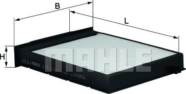 MAHLE LA 175 - Filtru, aer habitaclu aaoparts.ro