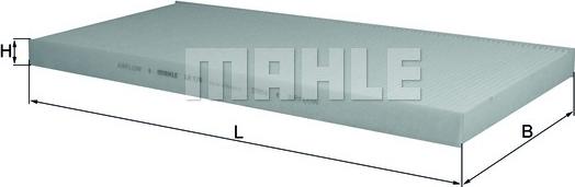 MAHLE LA 170 - Filtru, aer habitaclu aaoparts.ro