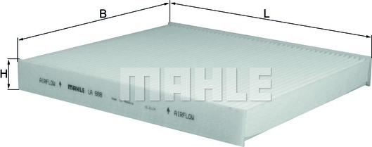 MAHLE LA 888 - Filtru, aer habitaclu aaoparts.ro