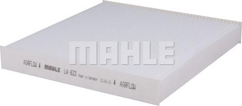 MAHLE LA 833 - Filtru, aer habitaclu aaoparts.ro