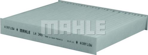 MAHLE LA 345 - Filtru, aer habitaclu aaoparts.ro