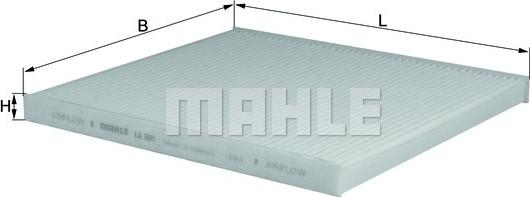 MAHLE LA 301 - Filtru, aer habitaclu aaoparts.ro