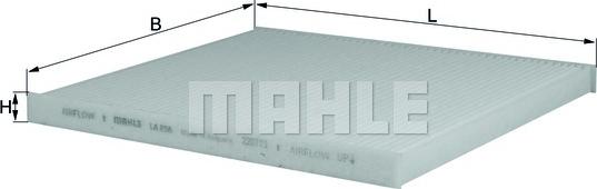 MAHLE LA 298 - Filtru, aer habitaclu aaoparts.ro