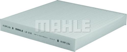 MAHLE LA 216 - Filtru, aer habitaclu aaoparts.ro