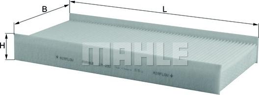 MAHLE LA 232 - Filtru, aer habitaclu aaoparts.ro