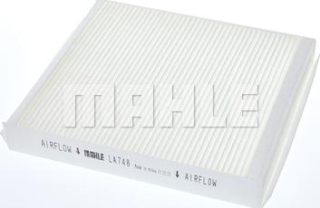 MAHLE LA 748 - Filtru, aer habitaclu aaoparts.ro