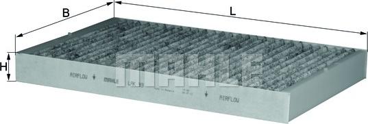 MAHLE LAK 93 - Filtru, aer habitaclu aaoparts.ro