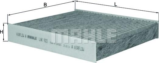 MAHLE LAK 923 - Filtru, aer habitaclu aaoparts.ro