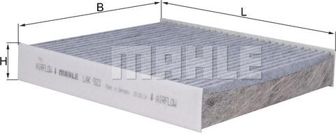 MAHLE LAK 923 - Filtru, aer habitaclu aaoparts.ro