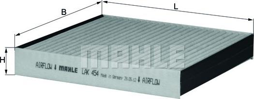 MAHLE LAK 454 - Filtru, aer habitaclu aaoparts.ro