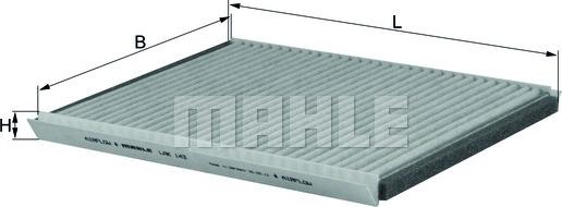 MAHLE LAK 143 - Filtru, aer habitaclu aaoparts.ro