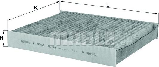 MAHLE LAK 169 - Filtru, aer habitaclu aaoparts.ro