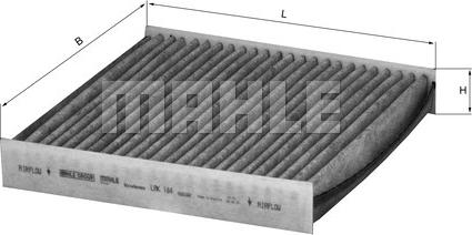 MAHLE LAK 184 - Filtru, aer habitaclu aaoparts.ro