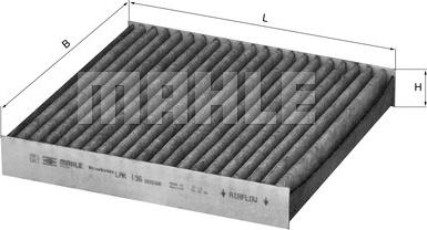 MAHLE LAK 136 - Filtru, aer habitaclu aaoparts.ro