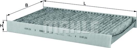 MAHLE LAK 138 - Filtru, aer habitaclu aaoparts.ro