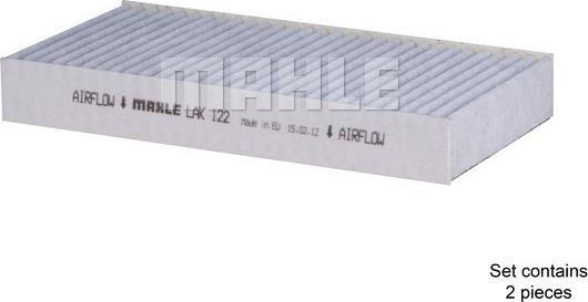 MAHLE LAK 122/S - Filtru, aer habitaclu aaoparts.ro